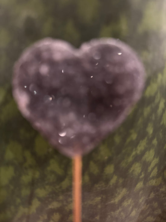 3/2 Amethyst Heart