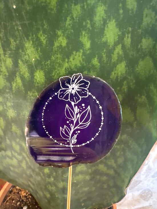 Flower agate