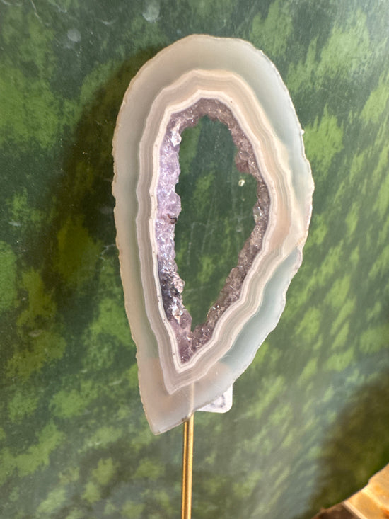 5/11 Mini Blue lace agate amethyst