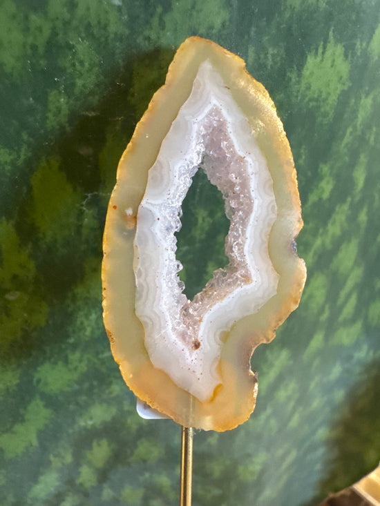 5/9 Mini Yellow amethyst agate