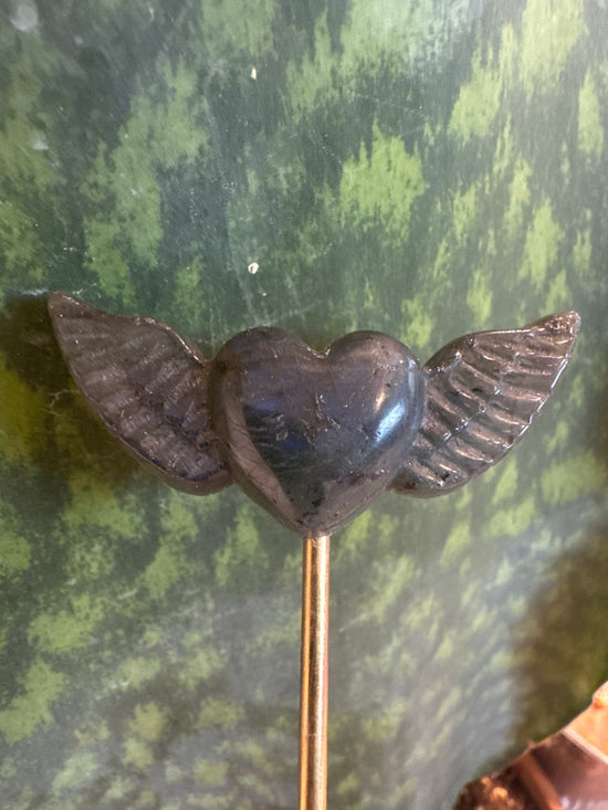 5/11 Heart Labradorite