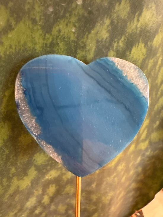 3/16 Blue heart - ENGRAVE SEE NOTES