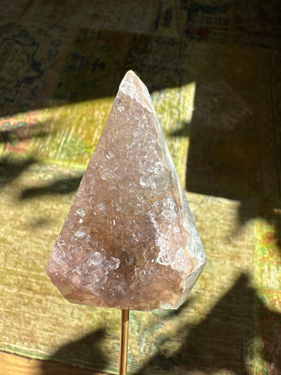 3/23 pink amethyst pyramid