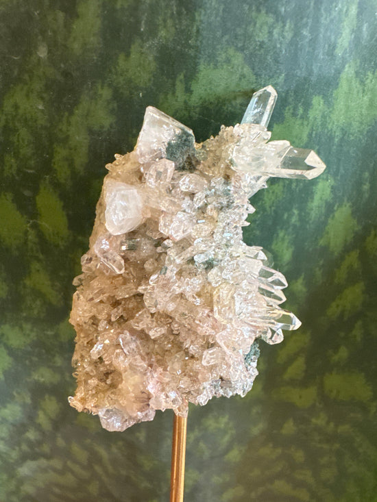 4/25 Pink Lemurian Golden Healer & chlorite