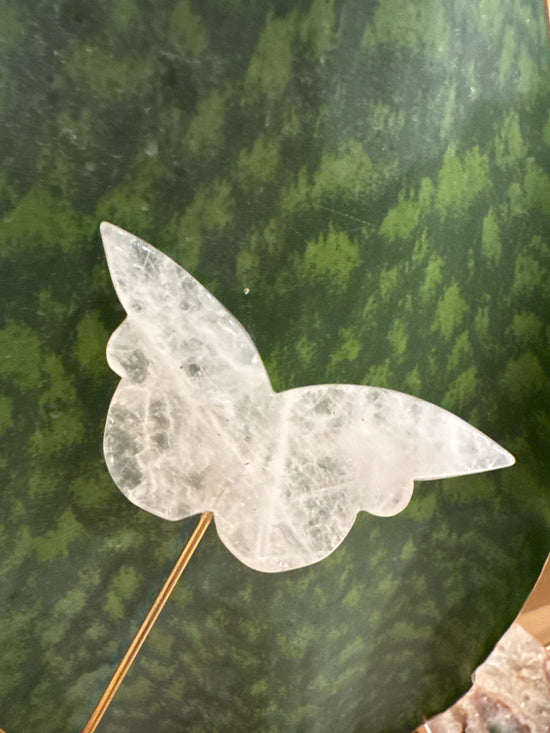 4/20 rose quartz Butterfly