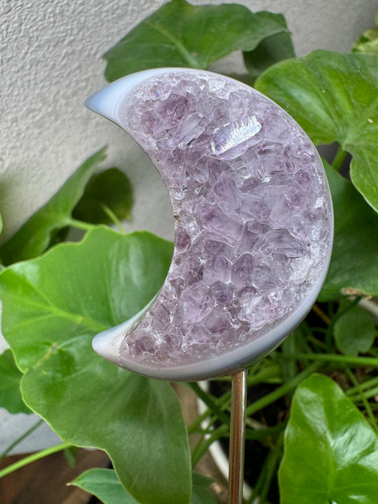 4/14 Agate Amethyst Moon