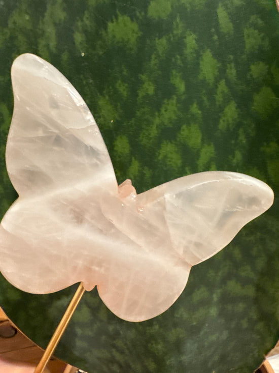 4/18 Rose Quartz Butterfly
