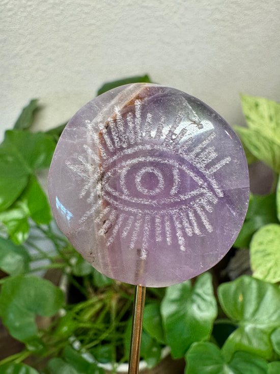 4/25 Mini Amethyst Evil Eye