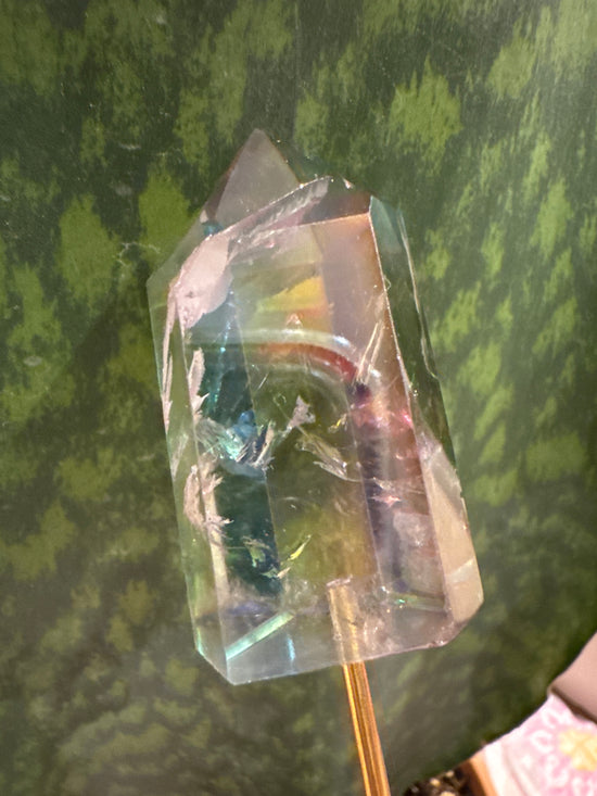 5/4 rainbow titanium quartz