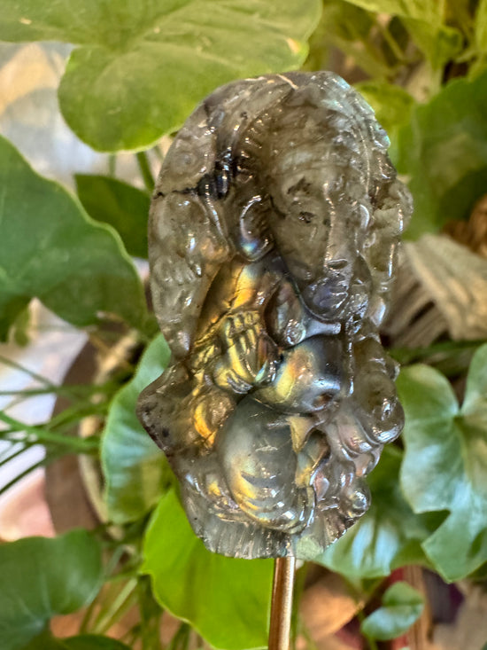 5/5 Labradorite Ganesha