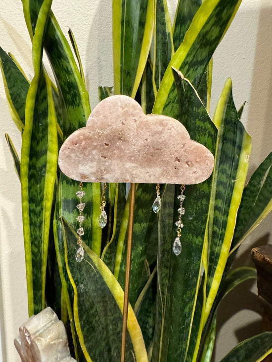 Pink Amethyst Cloud Suncatcher