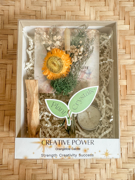 CREATIVE POWER Crystal Gift Set - Orange Calcite