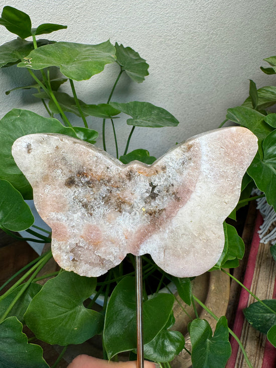 6/6 Pink Amethyst Butterfly