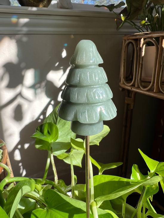 Jolly the Green Aventurine Christmas Tree