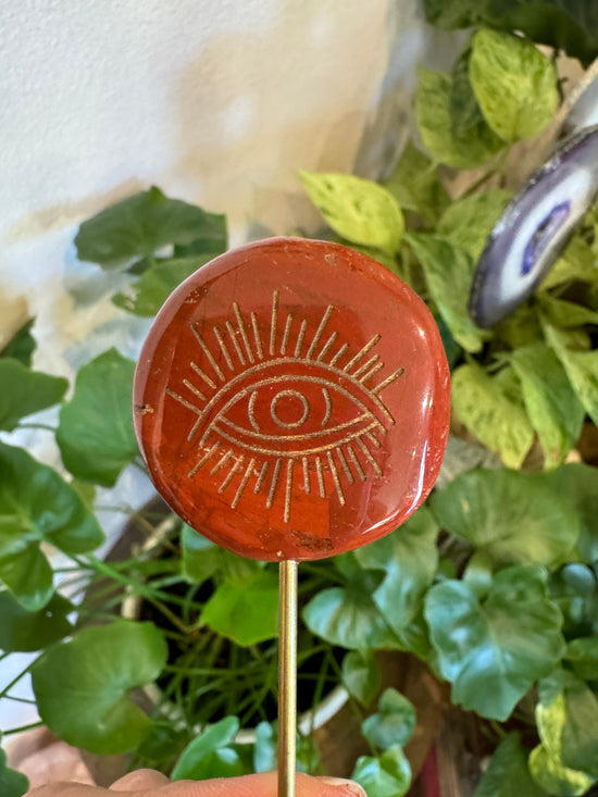 5/5 Red Jasper Evil Eye