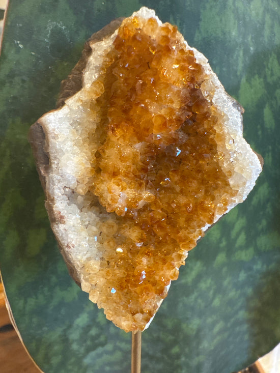 Citrine druzy