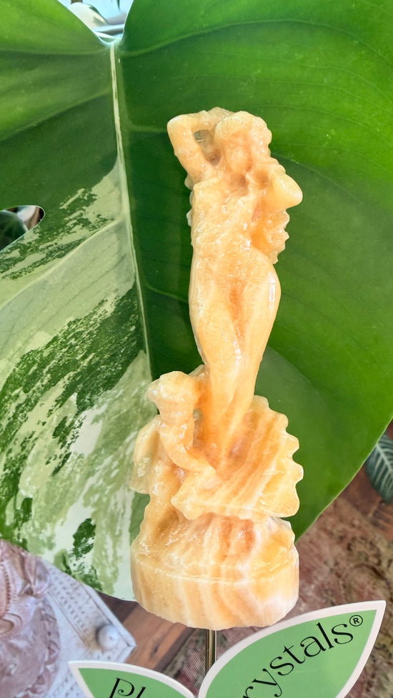 Aphrodite Goddess Yellow Calcite