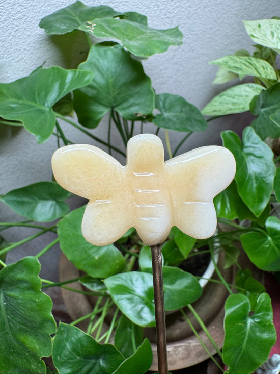 Mini Yellow Calcite Bee