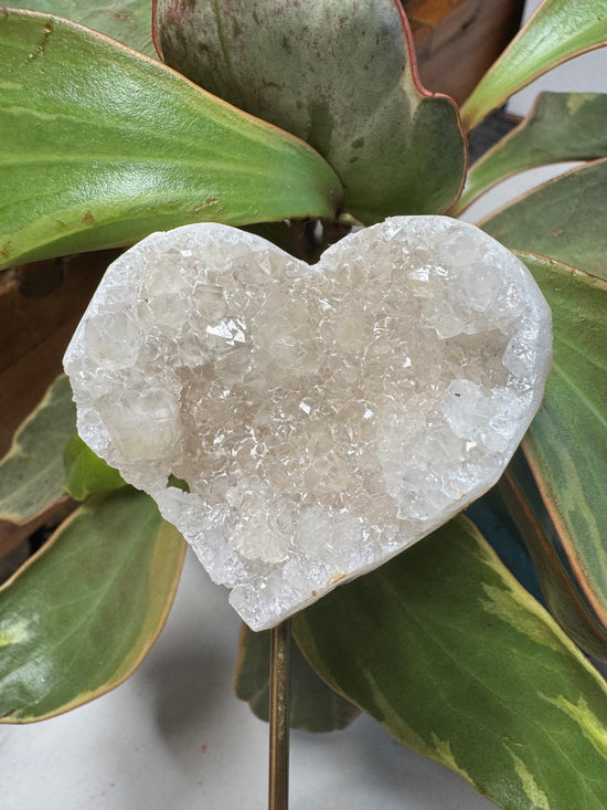 Quartz Cluster Heart