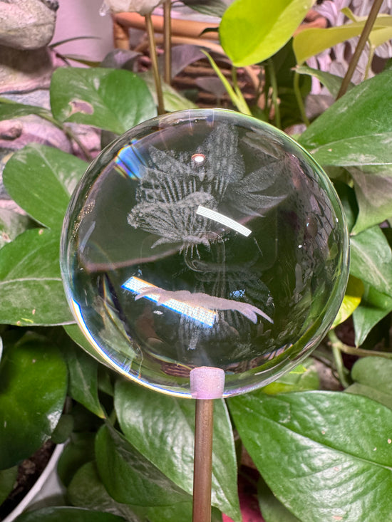 Butterfly Orb Plant Crystal