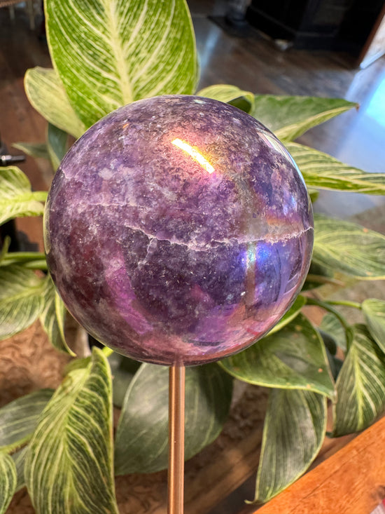 9/15 Lepidolite Aura Sphere