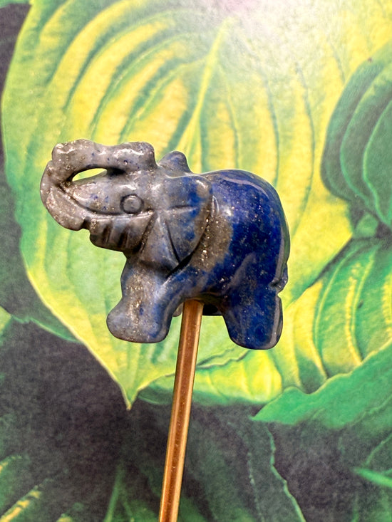 Pretend Lapis Lazuli Elephant Mini