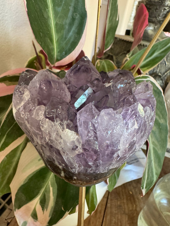 9/19 Large Amethyst Flower