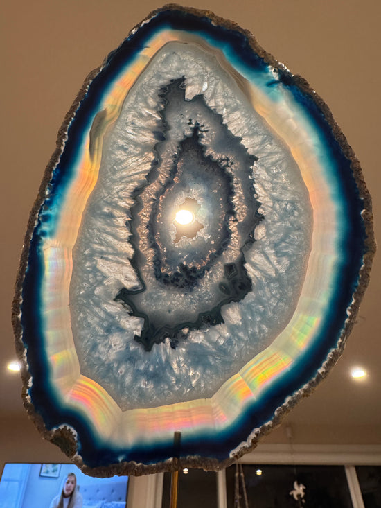 Premium Blue Iris Agate