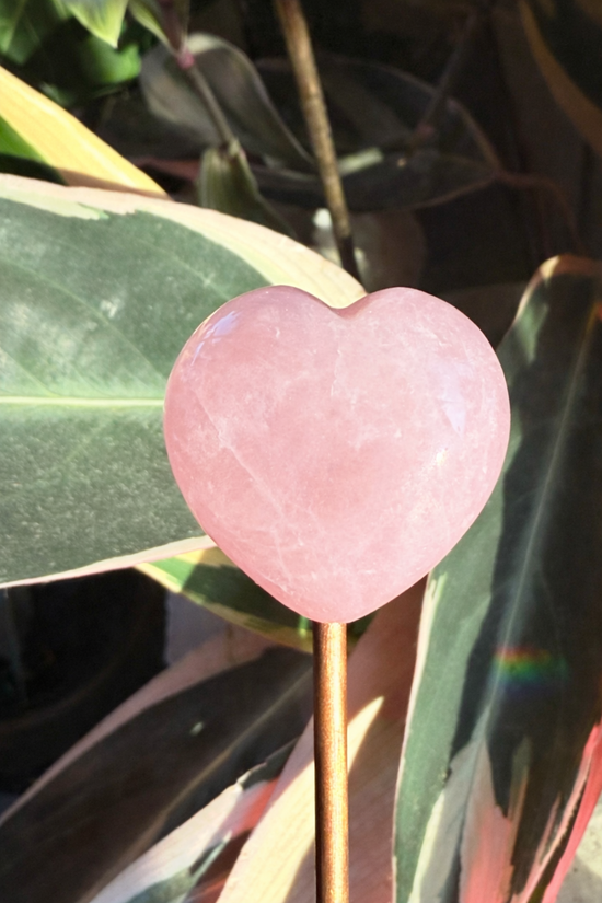 Rose Quartz Heart