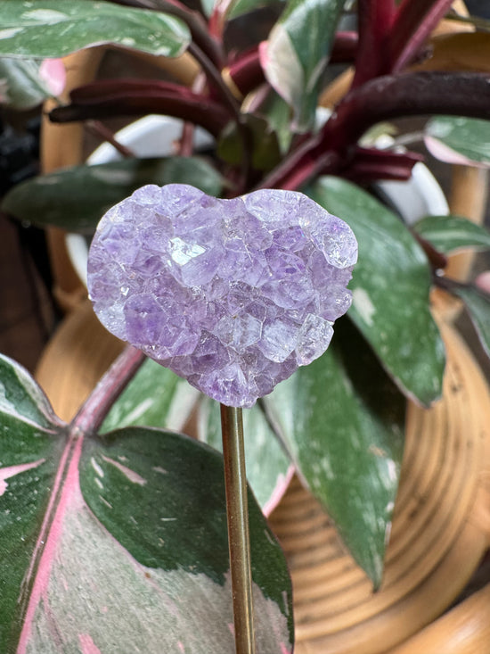 10/27 Mini Amethyst Heart