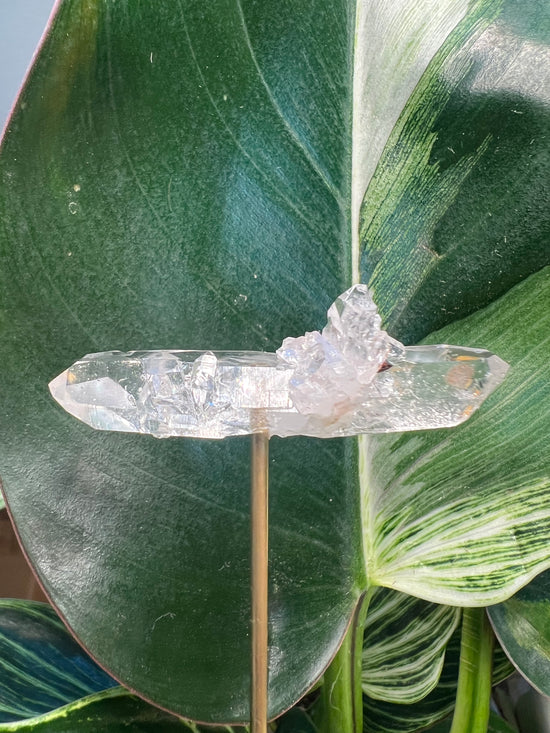 Pink Lemurian Natural Double terminated