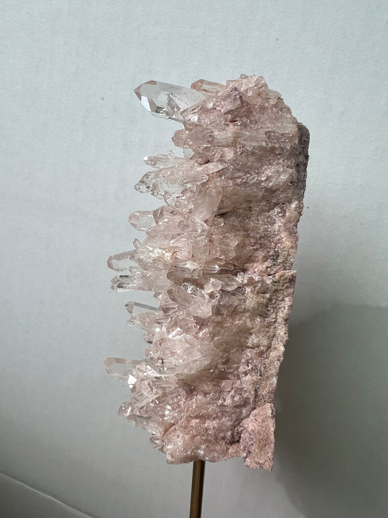 AAA Pink Lemurian Plant Crystal