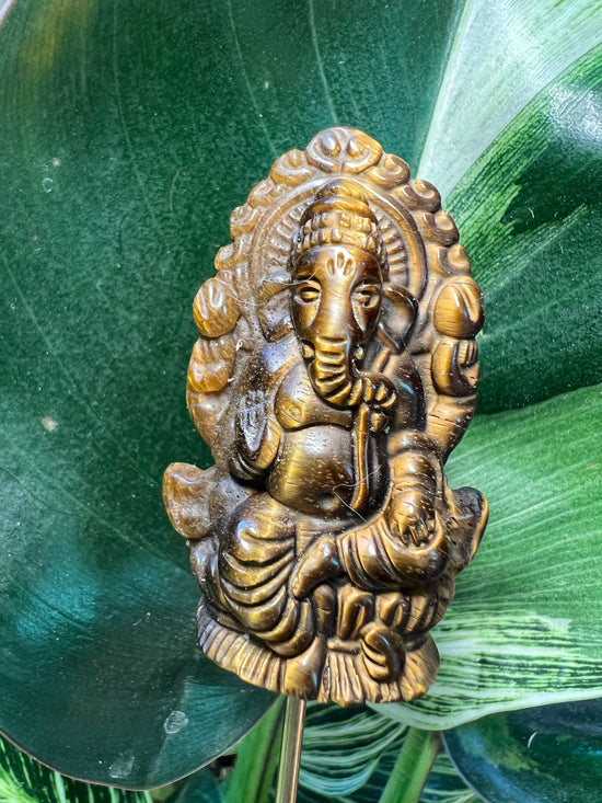 Tigers Eye Ganesha