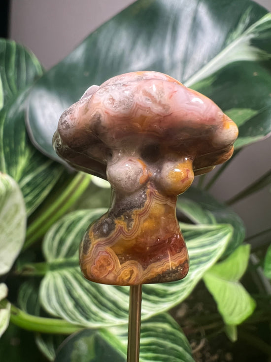 Agate Mushroom Goddess