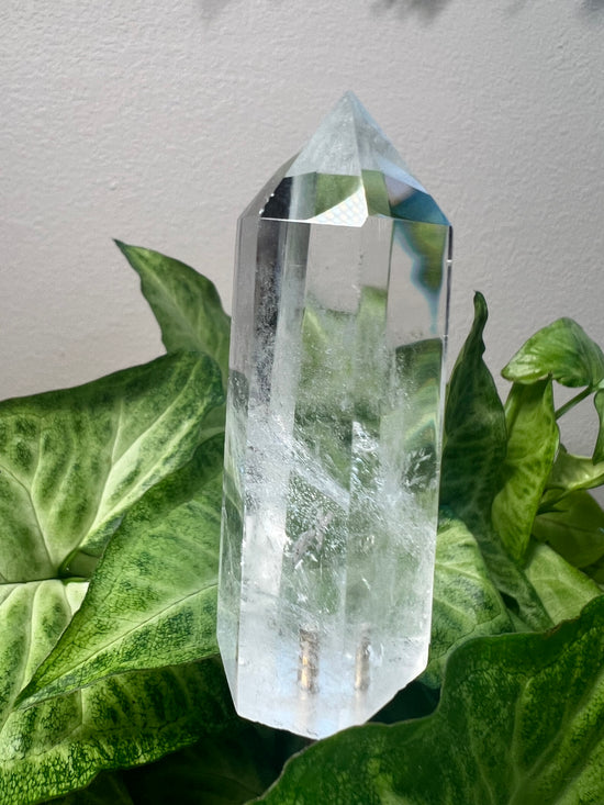 7/9 Clear Quartz Tower Plant Crystal