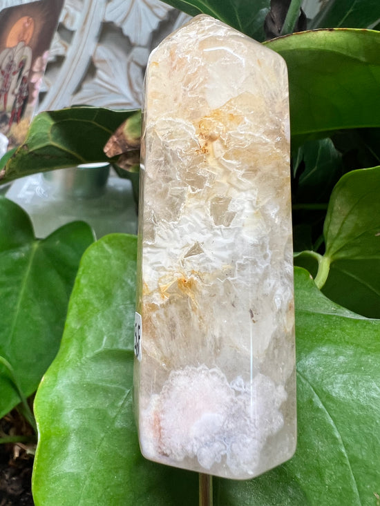 Flower Agate Tower Plant Crystal